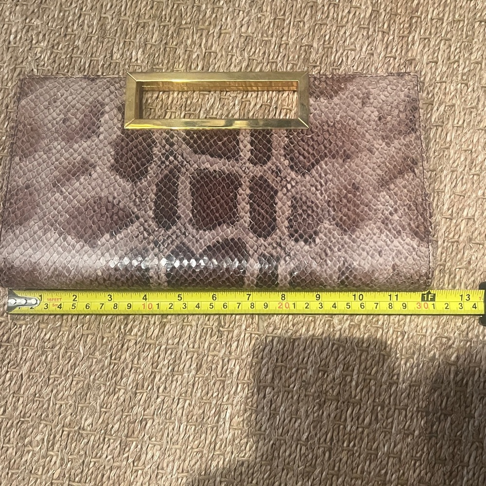 Stuart Weitzman python clutch - Picture 7 of 8